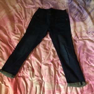 Dark blue stretchy jeans